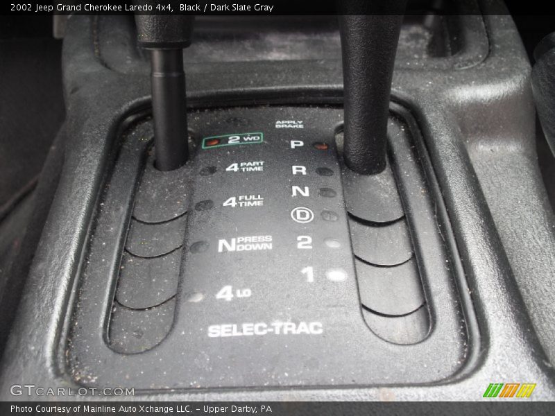 Black / Dark Slate Gray 2002 Jeep Grand Cherokee Laredo 4x4