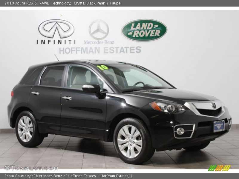 Crystal Black Pearl / Taupe 2010 Acura RDX SH-AWD Technology