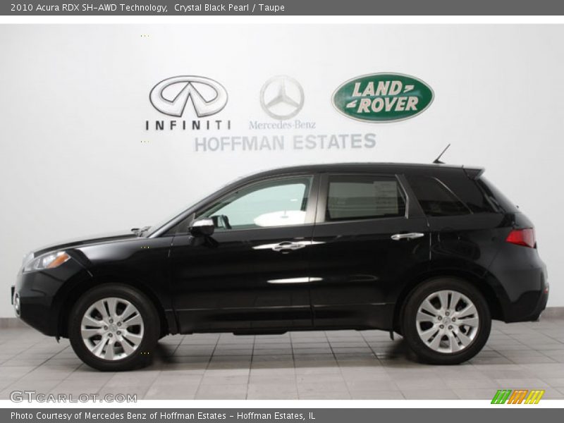 Crystal Black Pearl / Taupe 2010 Acura RDX SH-AWD Technology