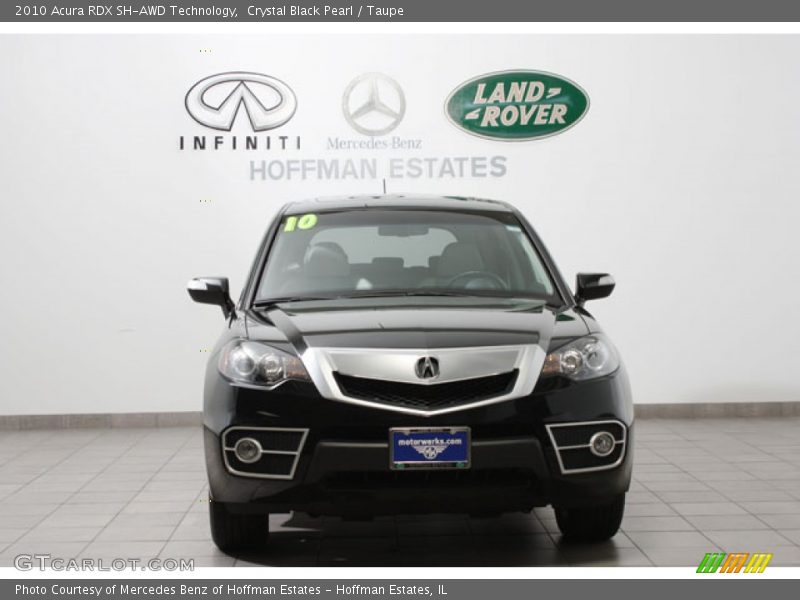 Crystal Black Pearl / Taupe 2010 Acura RDX SH-AWD Technology