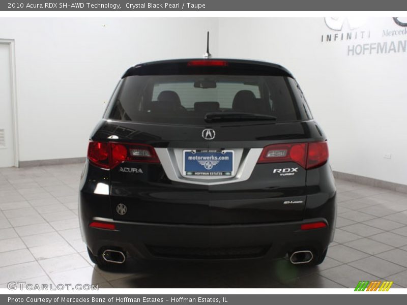 Crystal Black Pearl / Taupe 2010 Acura RDX SH-AWD Technology