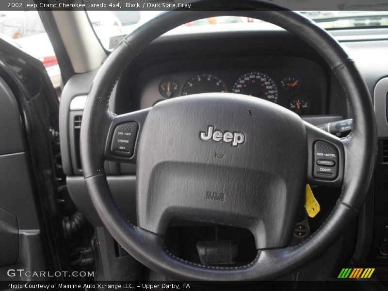 Black / Dark Slate Gray 2002 Jeep Grand Cherokee Laredo 4x4