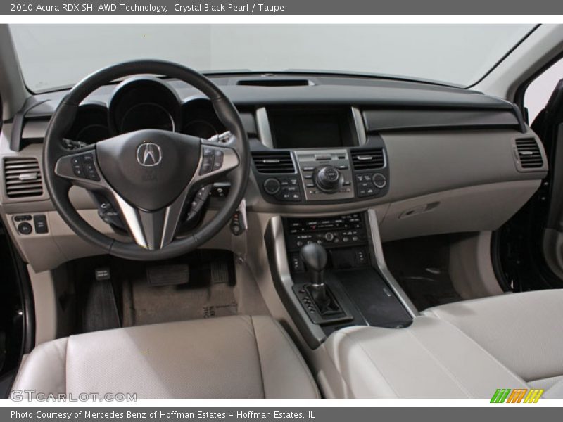 Crystal Black Pearl / Taupe 2010 Acura RDX SH-AWD Technology