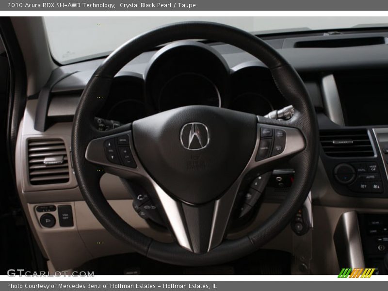 Crystal Black Pearl / Taupe 2010 Acura RDX SH-AWD Technology