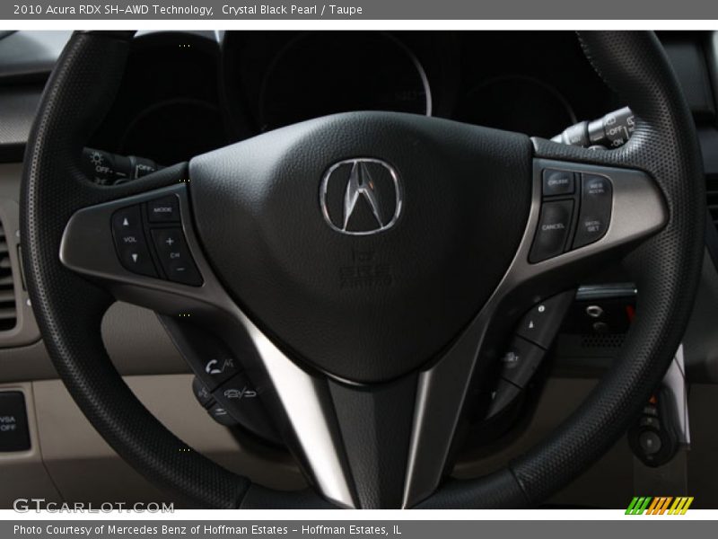 Crystal Black Pearl / Taupe 2010 Acura RDX SH-AWD Technology