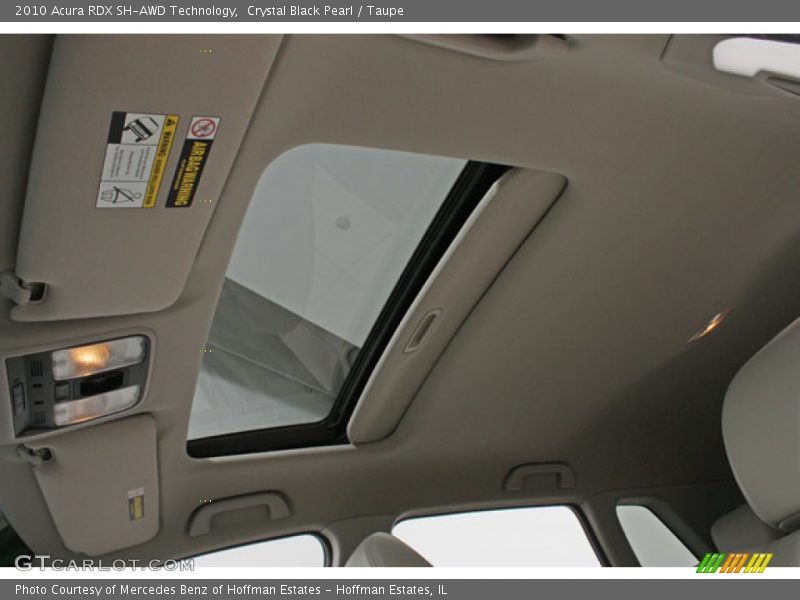 Crystal Black Pearl / Taupe 2010 Acura RDX SH-AWD Technology