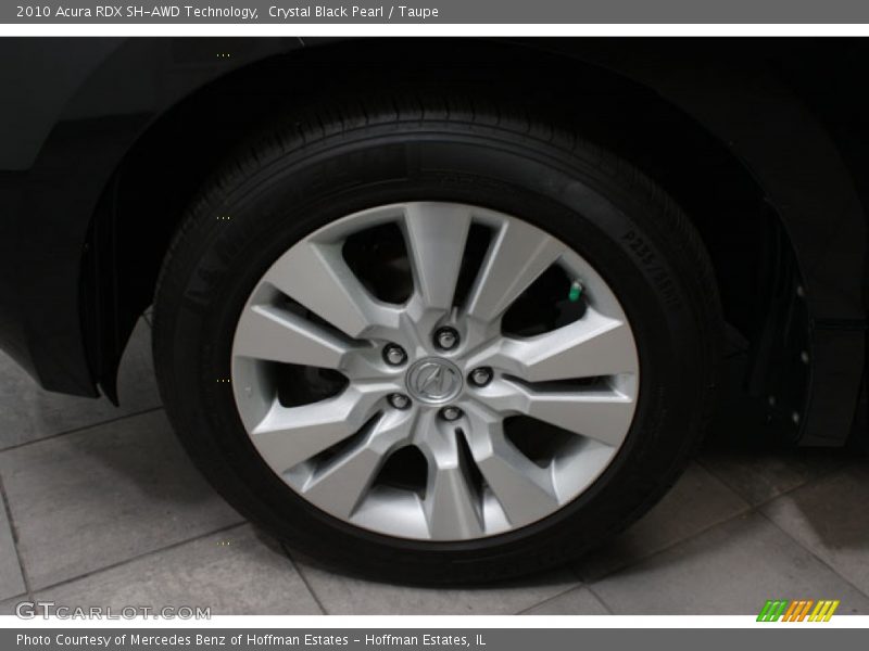 Crystal Black Pearl / Taupe 2010 Acura RDX SH-AWD Technology