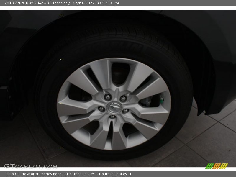 Crystal Black Pearl / Taupe 2010 Acura RDX SH-AWD Technology