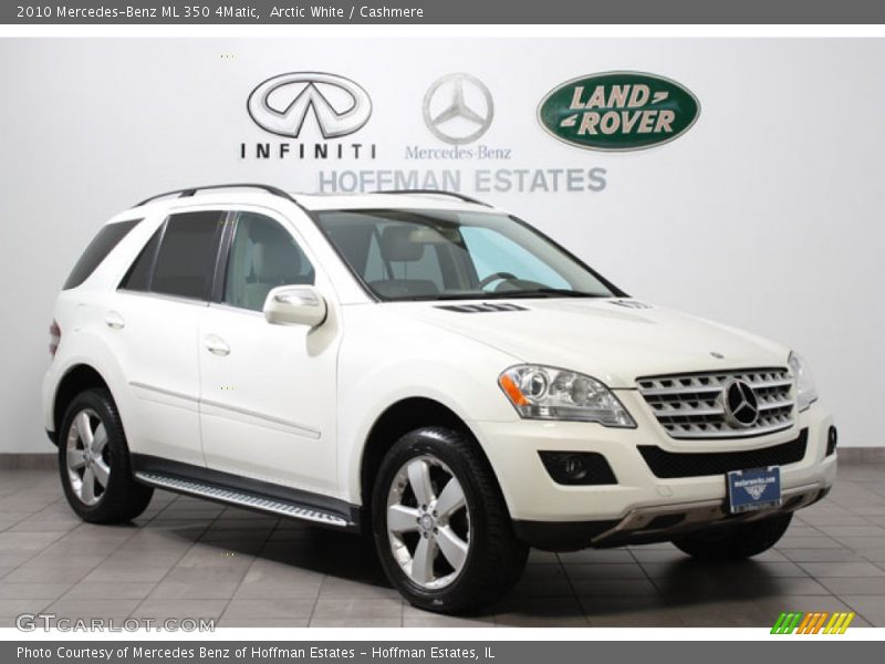 Arctic White / Cashmere 2010 Mercedes-Benz ML 350 4Matic
