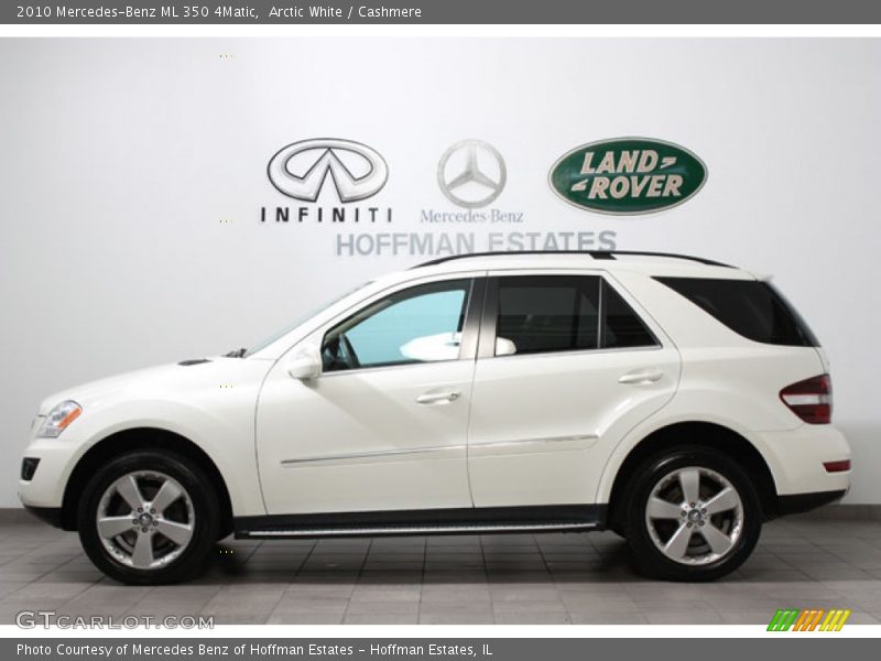 Arctic White / Cashmere 2010 Mercedes-Benz ML 350 4Matic
