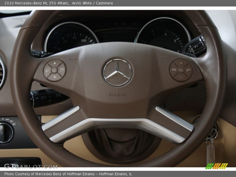 Arctic White / Cashmere 2010 Mercedes-Benz ML 350 4Matic