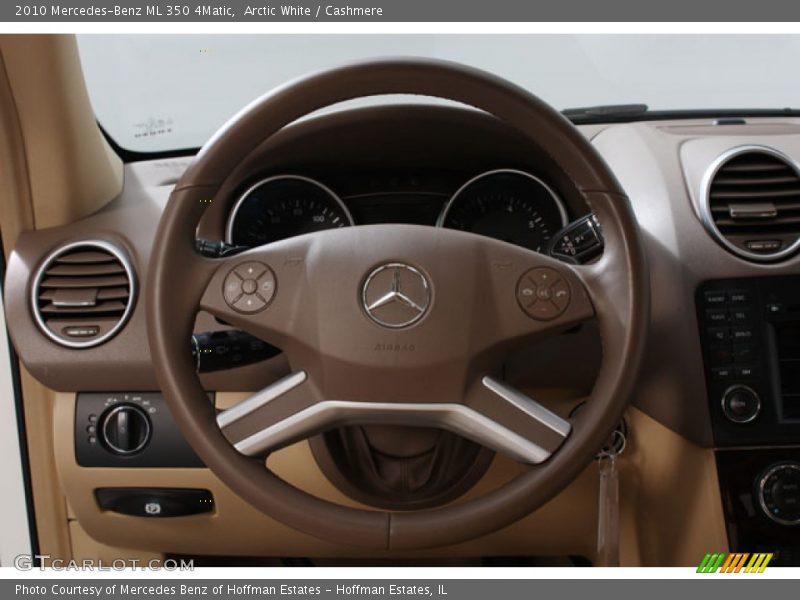 Arctic White / Cashmere 2010 Mercedes-Benz ML 350 4Matic