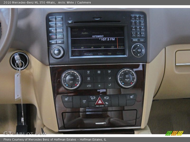 Arctic White / Cashmere 2010 Mercedes-Benz ML 350 4Matic