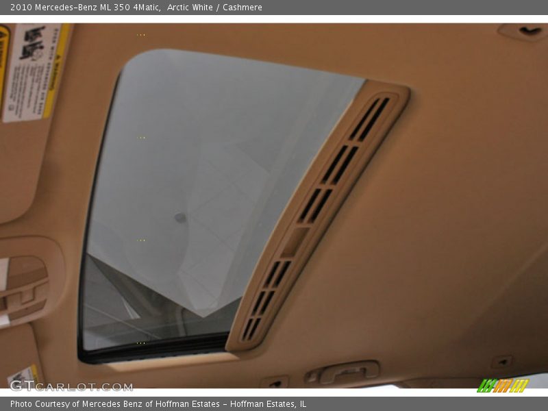 Arctic White / Cashmere 2010 Mercedes-Benz ML 350 4Matic