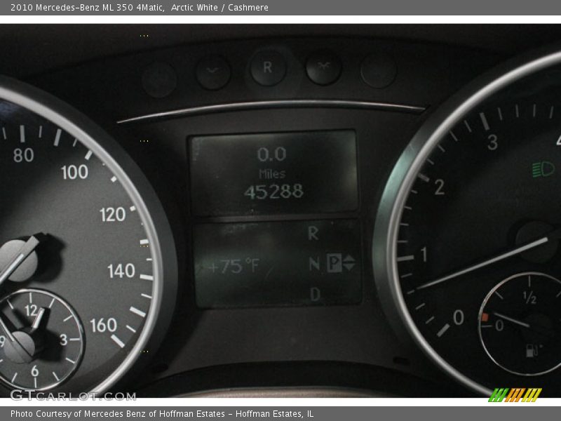 Arctic White / Cashmere 2010 Mercedes-Benz ML 350 4Matic