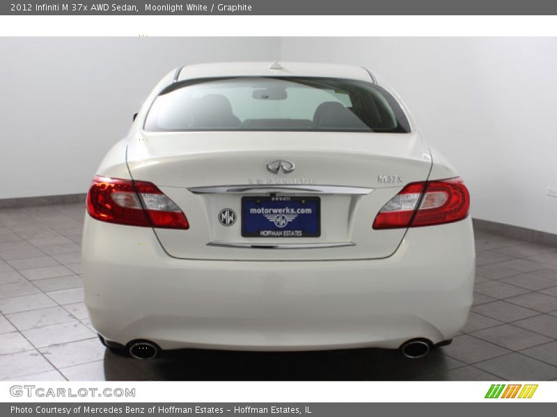 Moonlight White / Graphite 2012 Infiniti M 37x AWD Sedan