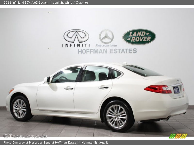 Moonlight White / Graphite 2012 Infiniti M 37x AWD Sedan