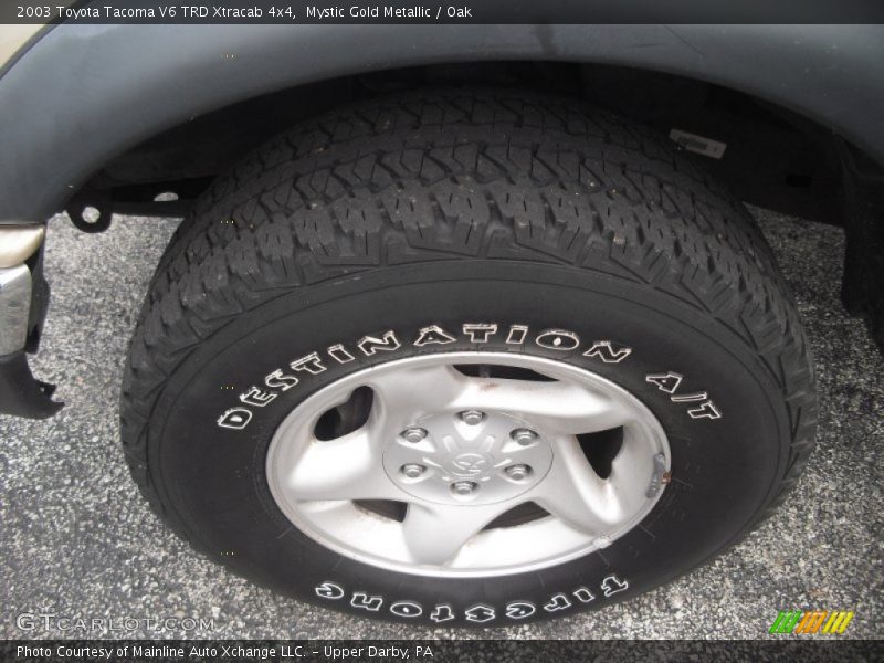 Mystic Gold Metallic / Oak 2003 Toyota Tacoma V6 TRD Xtracab 4x4