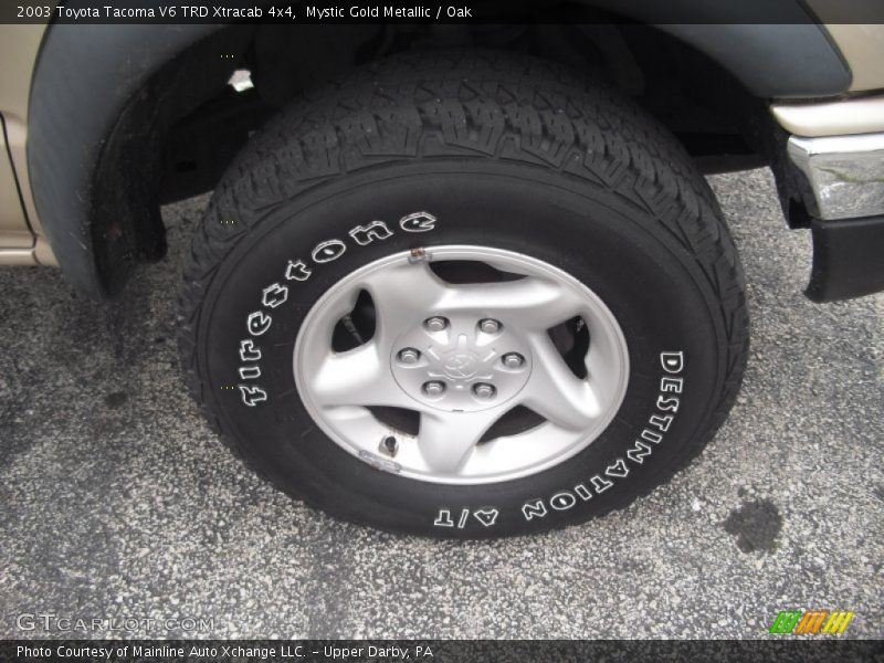 Mystic Gold Metallic / Oak 2003 Toyota Tacoma V6 TRD Xtracab 4x4