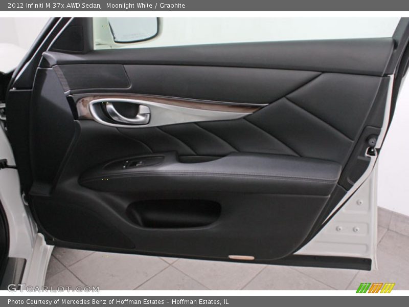 Moonlight White / Graphite 2012 Infiniti M 37x AWD Sedan