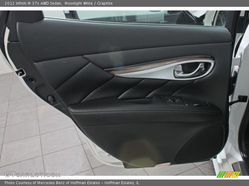 Moonlight White / Graphite 2012 Infiniti M 37x AWD Sedan
