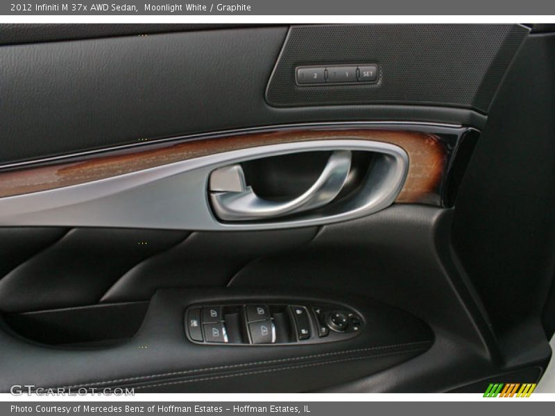 Moonlight White / Graphite 2012 Infiniti M 37x AWD Sedan