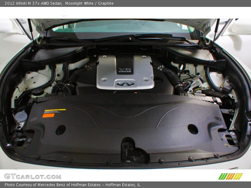 Moonlight White / Graphite 2012 Infiniti M 37x AWD Sedan