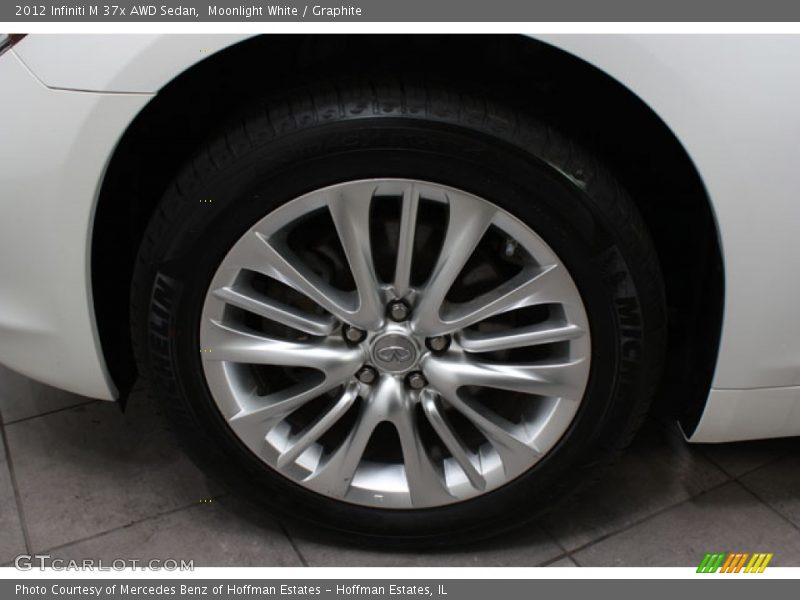 Moonlight White / Graphite 2012 Infiniti M 37x AWD Sedan