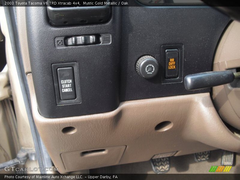 Mystic Gold Metallic / Oak 2003 Toyota Tacoma V6 TRD Xtracab 4x4