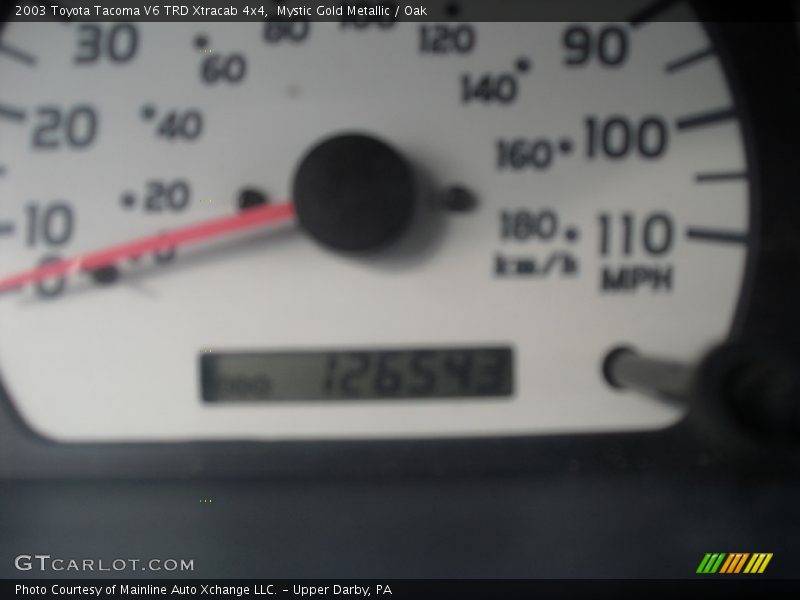 Mystic Gold Metallic / Oak 2003 Toyota Tacoma V6 TRD Xtracab 4x4