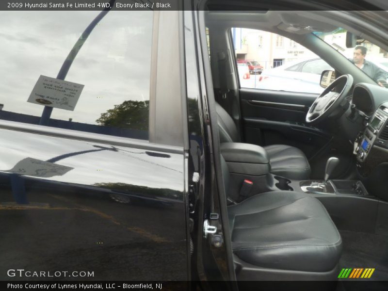 Ebony Black / Black 2009 Hyundai Santa Fe Limited 4WD