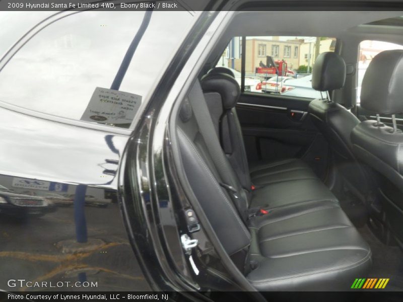 Ebony Black / Black 2009 Hyundai Santa Fe Limited 4WD