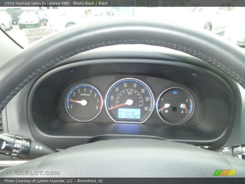 Ebony Black / Black 2009 Hyundai Santa Fe Limited 4WD