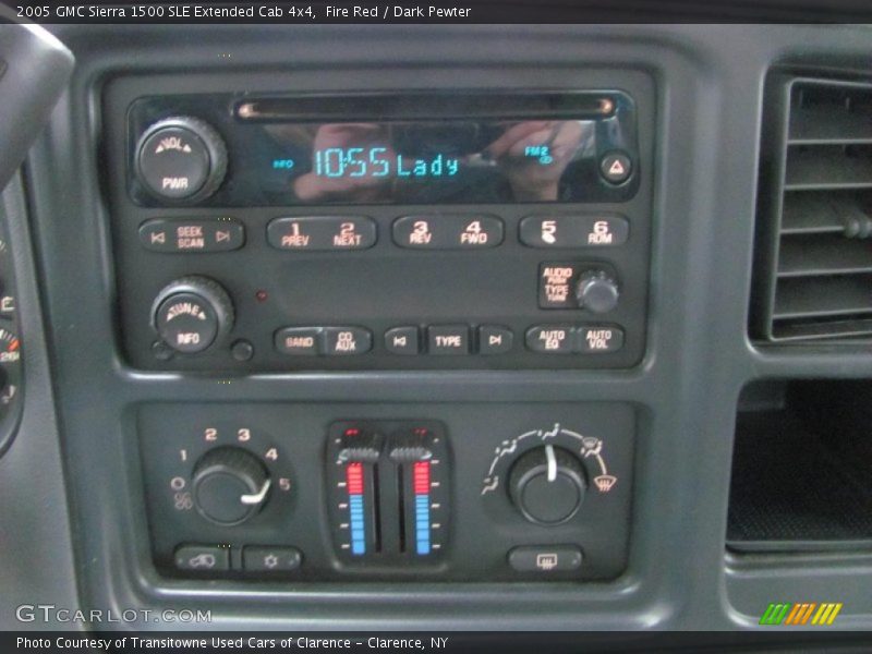 Fire Red / Dark Pewter 2005 GMC Sierra 1500 SLE Extended Cab 4x4