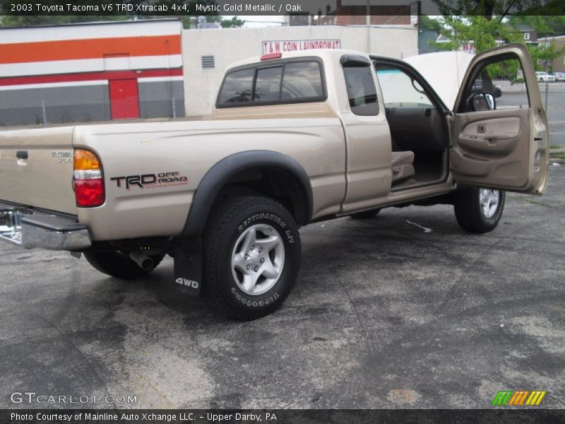 Mystic Gold Metallic / Oak 2003 Toyota Tacoma V6 TRD Xtracab 4x4