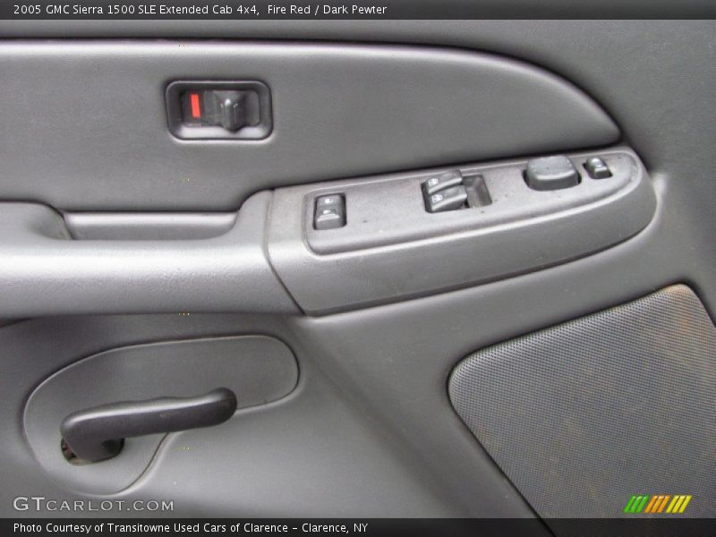 Fire Red / Dark Pewter 2005 GMC Sierra 1500 SLE Extended Cab 4x4