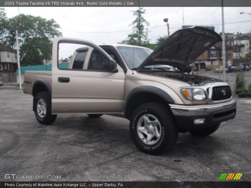 Mystic Gold Metallic / Oak 2003 Toyota Tacoma V6 TRD Xtracab 4x4