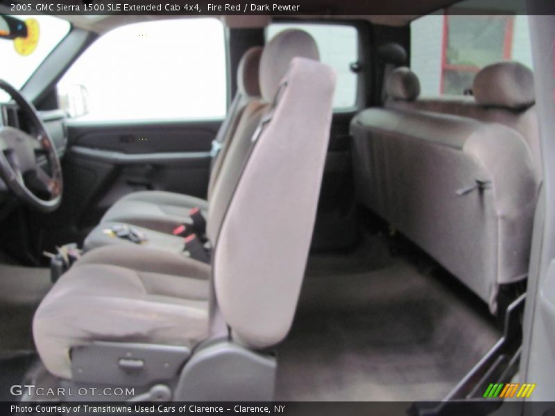 Fire Red / Dark Pewter 2005 GMC Sierra 1500 SLE Extended Cab 4x4