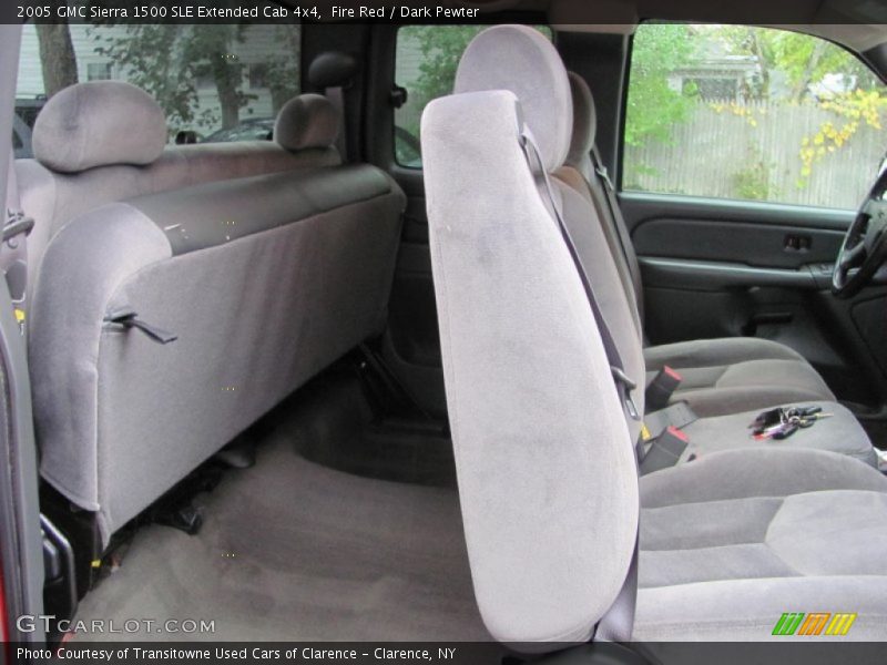 Fire Red / Dark Pewter 2005 GMC Sierra 1500 SLE Extended Cab 4x4