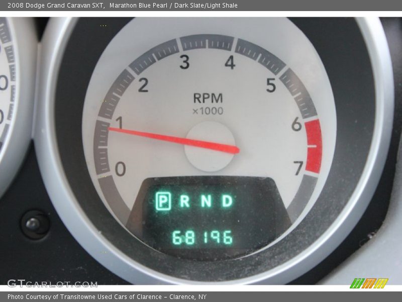 Marathon Blue Pearl / Dark Slate/Light Shale 2008 Dodge Grand Caravan SXT