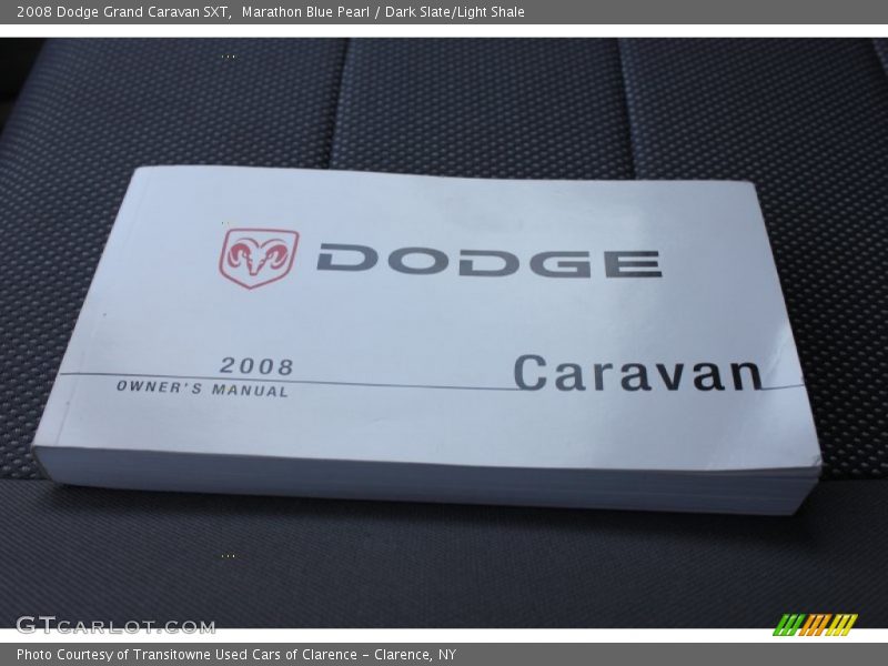 Marathon Blue Pearl / Dark Slate/Light Shale 2008 Dodge Grand Caravan SXT