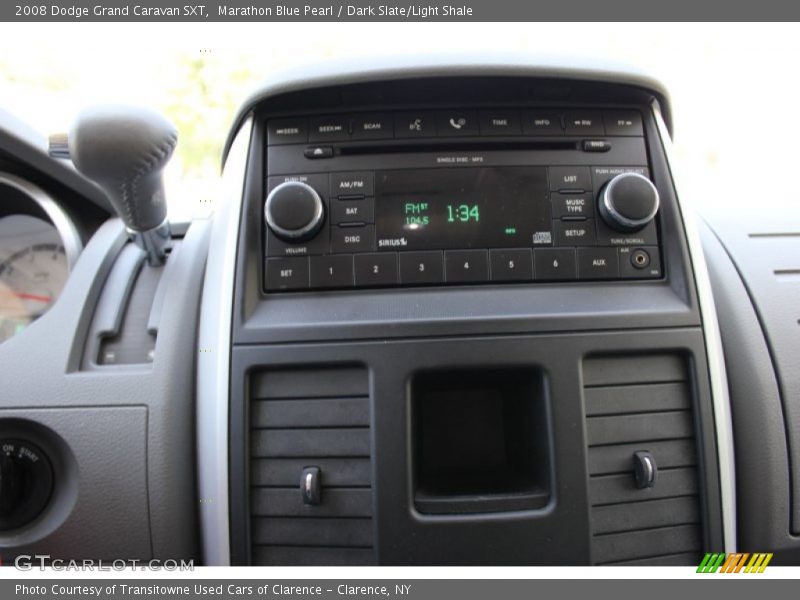 Marathon Blue Pearl / Dark Slate/Light Shale 2008 Dodge Grand Caravan SXT