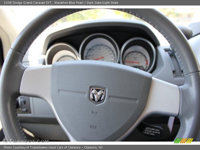 Marathon Blue Pearl / Dark Slate/Light Shale 2008 Dodge Grand Caravan SXT