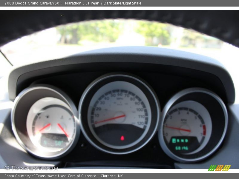 Marathon Blue Pearl / Dark Slate/Light Shale 2008 Dodge Grand Caravan SXT