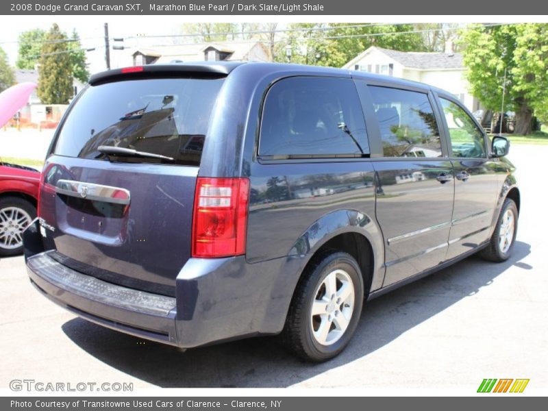 Marathon Blue Pearl / Dark Slate/Light Shale 2008 Dodge Grand Caravan SXT