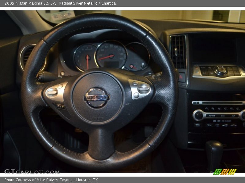 Radiant Silver Metallic / Charcoal 2009 Nissan Maxima 3.5 SV