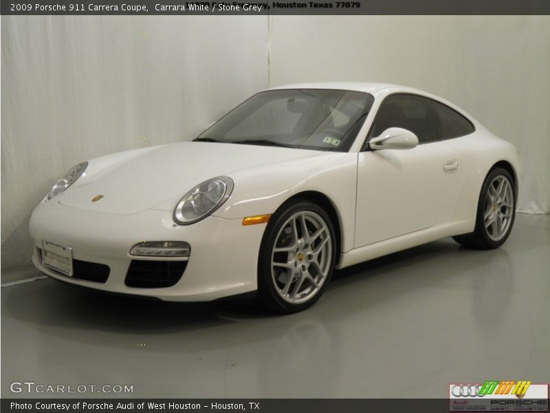 Carrara White / Stone Grey 2009 Porsche 911 Carrera Coupe