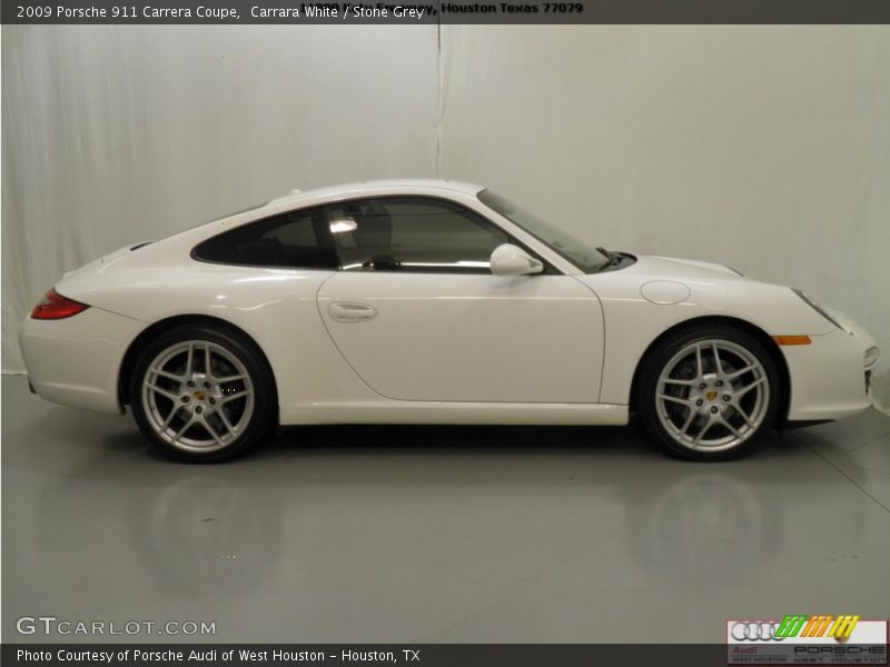 Carrara White / Stone Grey 2009 Porsche 911 Carrera Coupe