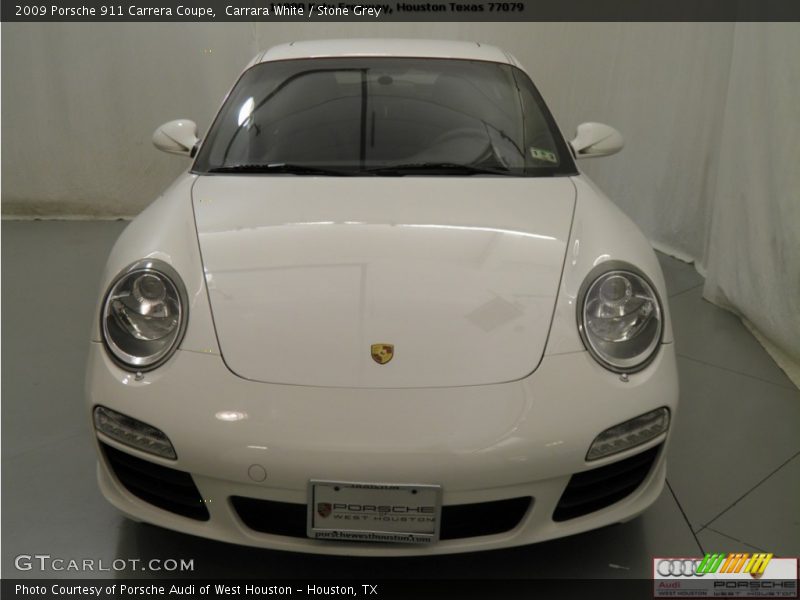Carrara White / Stone Grey 2009 Porsche 911 Carrera Coupe