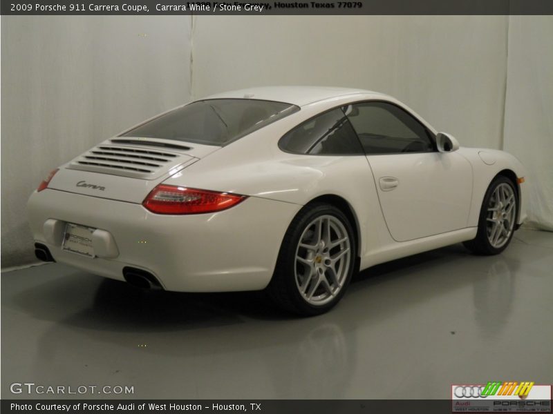 Carrara White / Stone Grey 2009 Porsche 911 Carrera Coupe